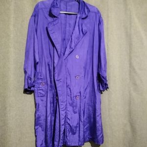 Purple Trench Coat
